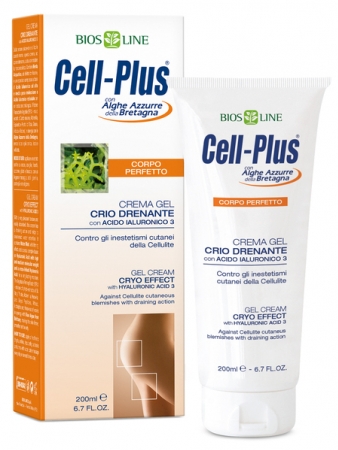 Cell Plus Crema Gel effetto crio Drenante + ac. ialuronico