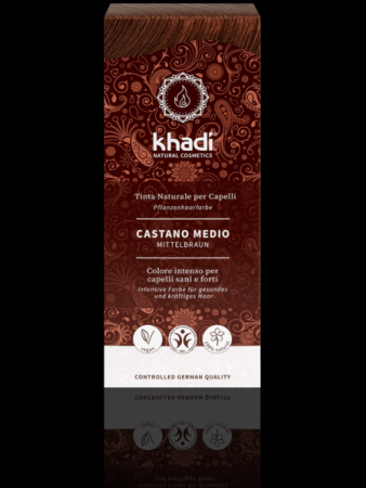 Khadì - Tinta naturale per capelli (castano medio)